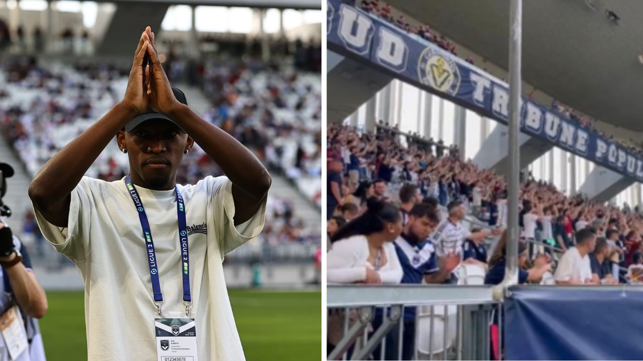 Alberth Elis regresó al estadio de Burdeos tras su accidente y esto hizo la afición