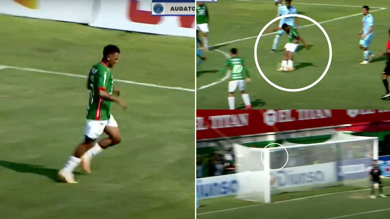 Así fue el soberbio golazo de Alexy Vega en el clásico ante Motagua