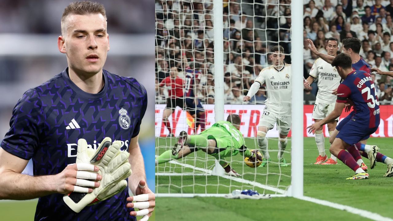 Portero de Real Madrid confiesa si entró o no el gol que Barcelona reclama en El Clásico