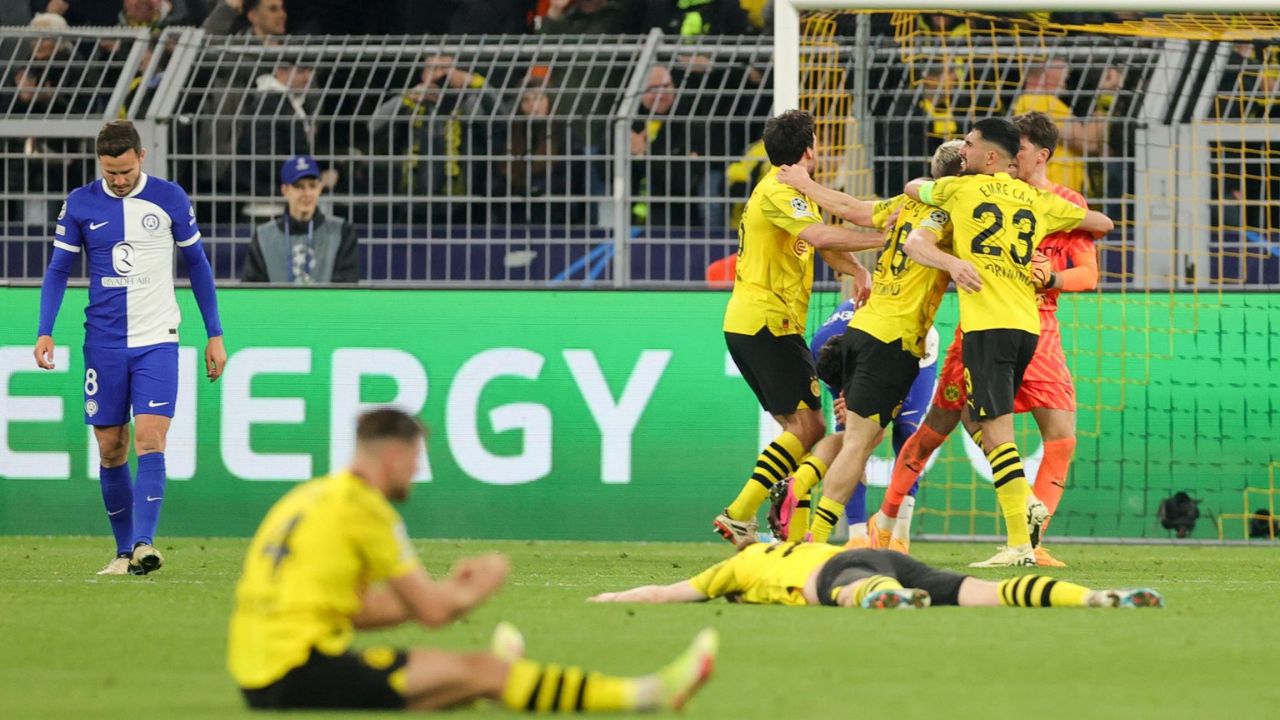 Borussia Dortmund doblega al Atlético y se mete en semifinales de Champions League