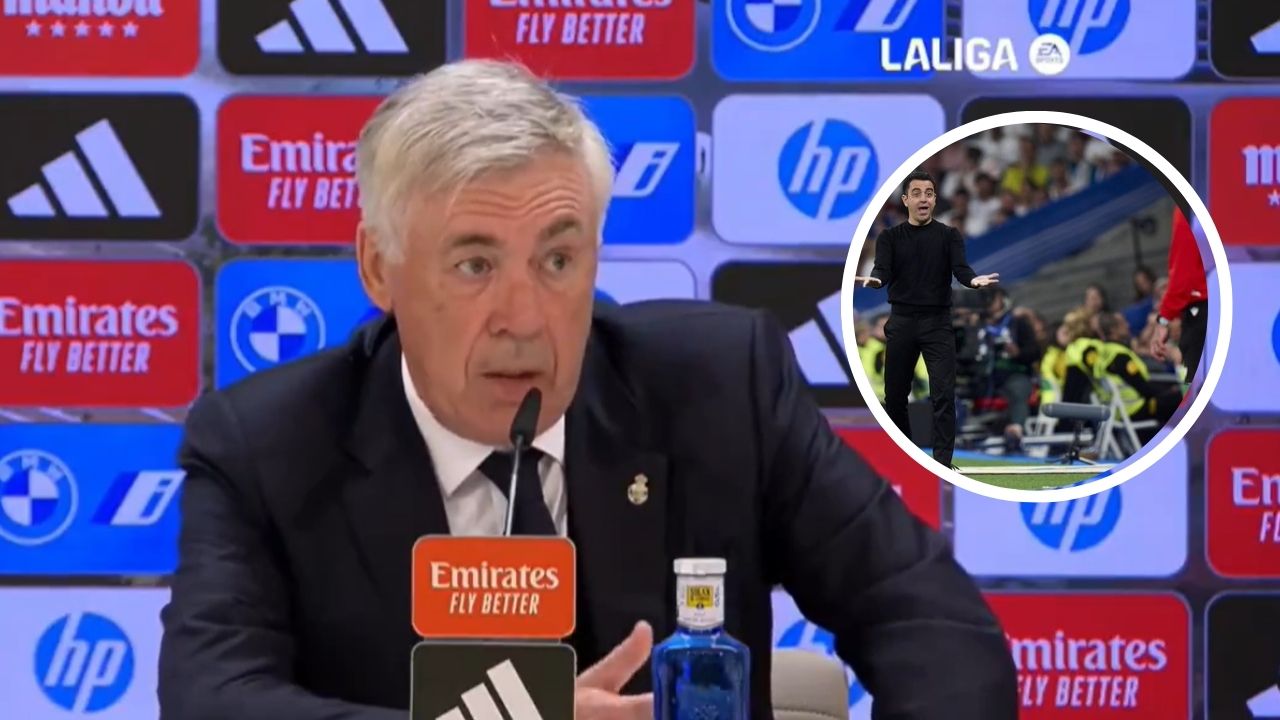 Carlo Ancelotti lanza dura respuesta a Xavi Hernández y Barcelona por la polémica en El Clásico