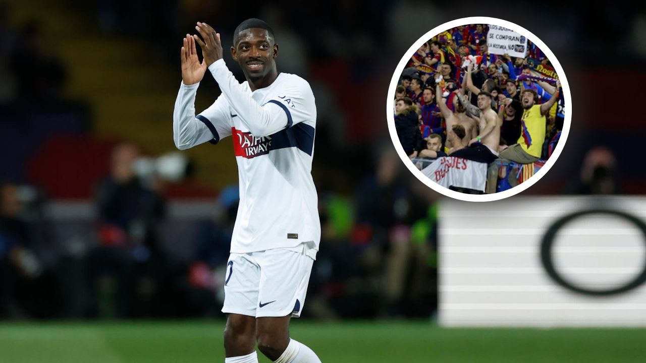 Dembele le responde a los aficionados del Barcelona tras pitarlo durante el partido