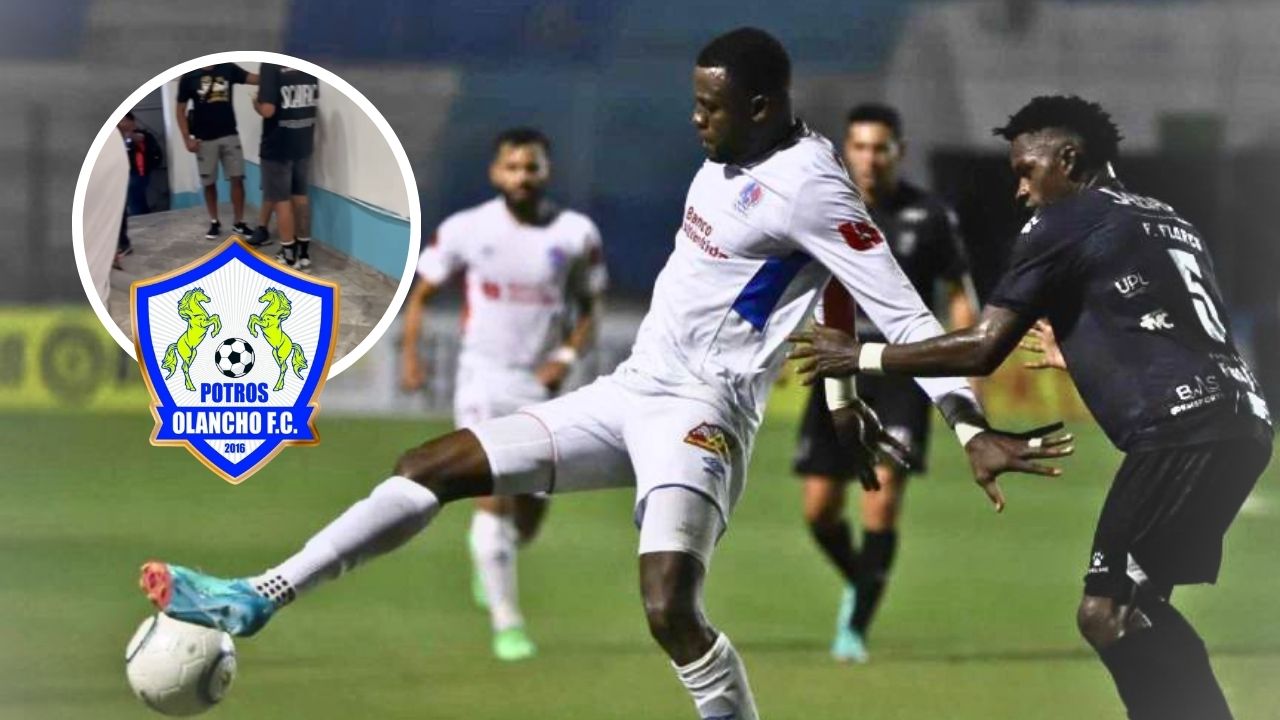 Captan a dos futbolistas del Olancho FC 'espiando' al Olimpia en el clásico contra Real España