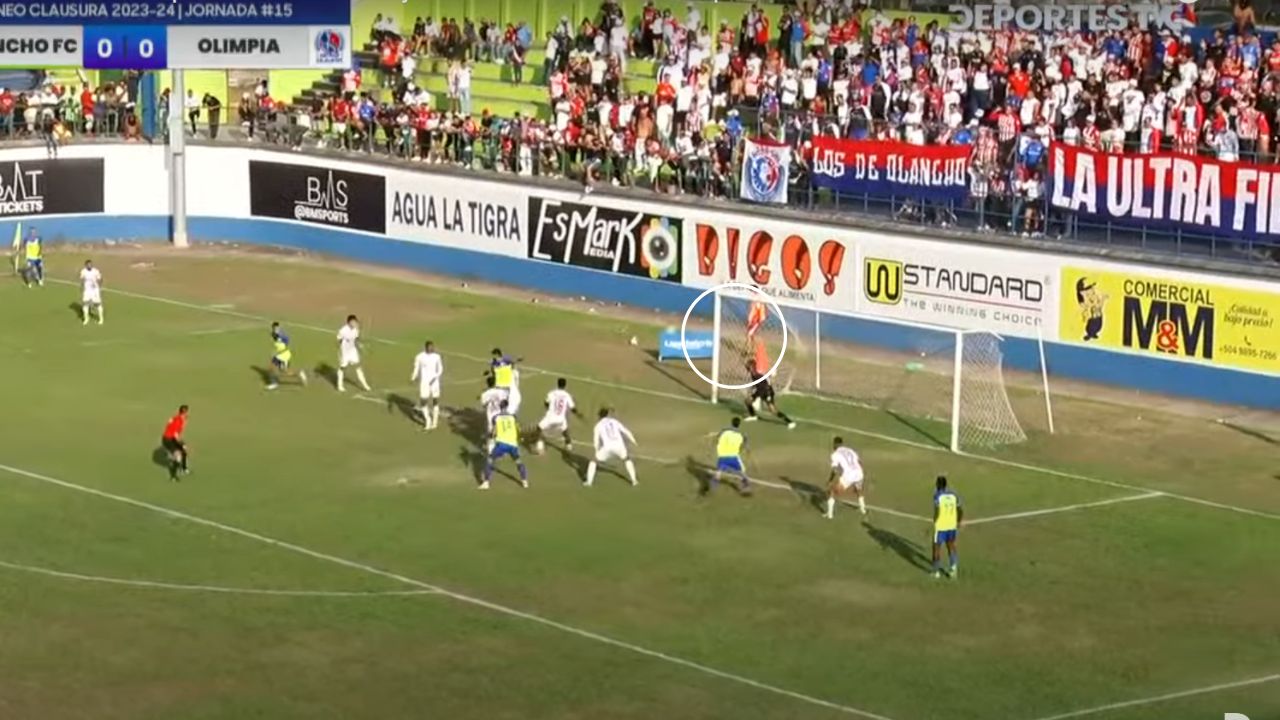 Así fue el golazo de Nelson Muñoz que le quitó el invicto al Olimpia en Juticalpa