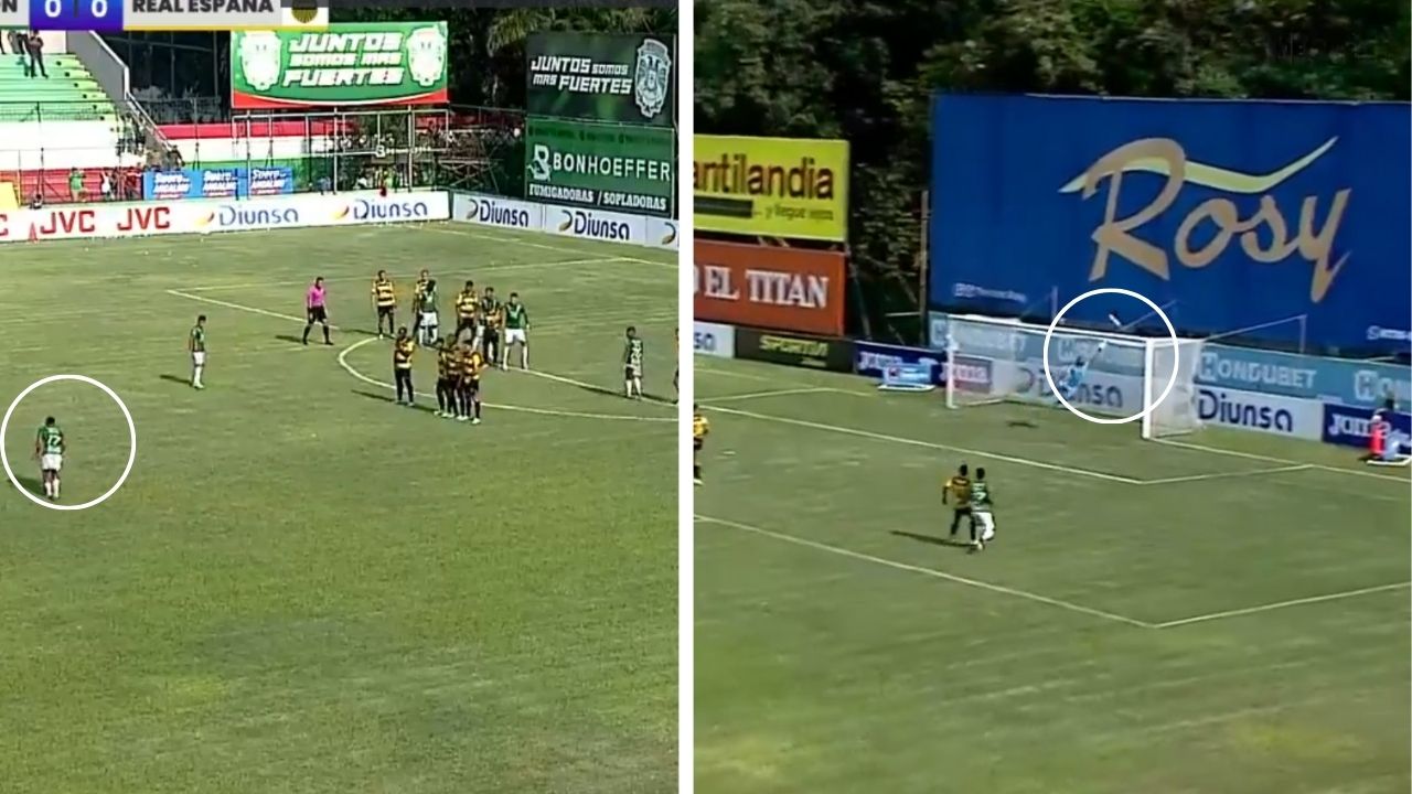 Así fue el tremendo disparo de Alexy Vega que iba a ser golazo del campeonato