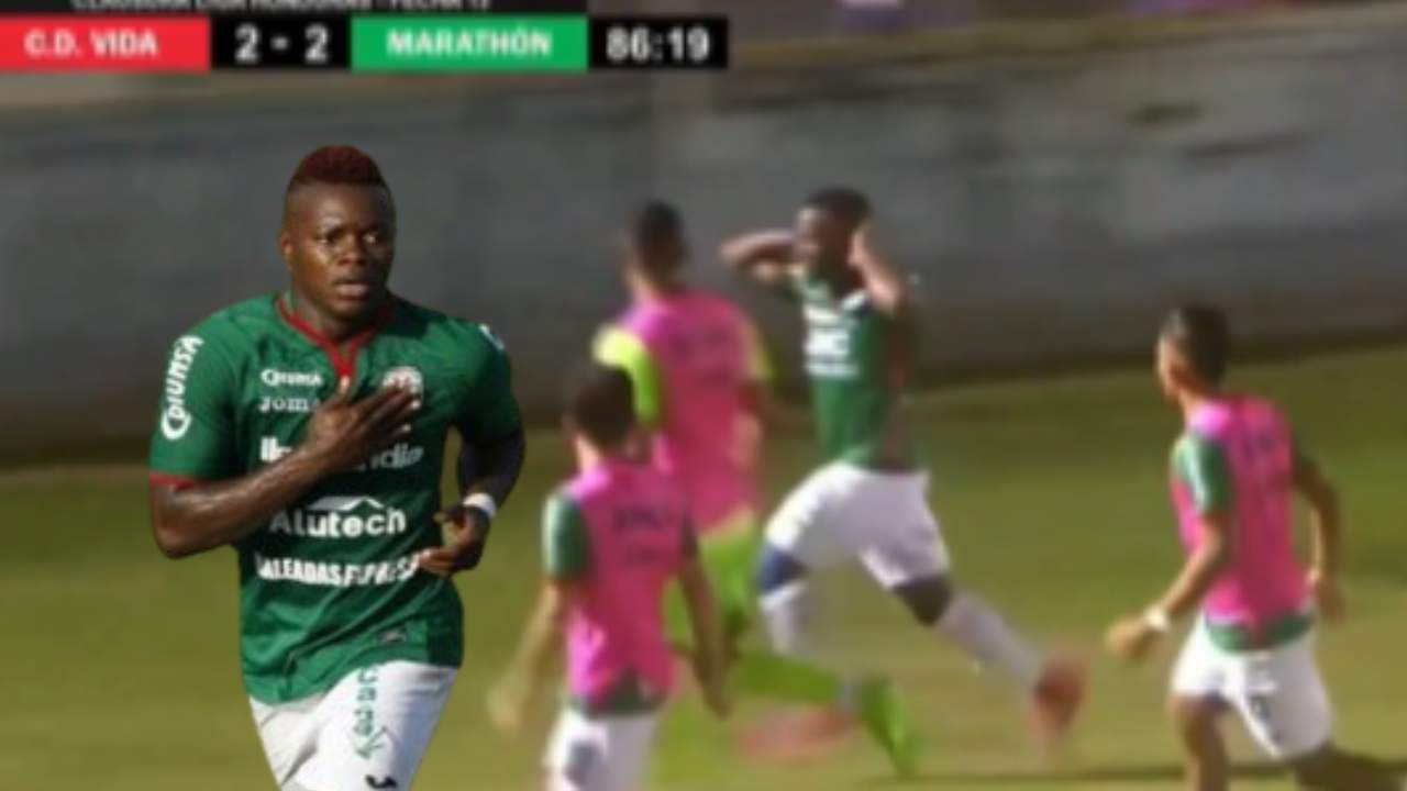 Júnior Lacayo recupera la memoria goleadora y le regala triunfo a Marathón ante Vida