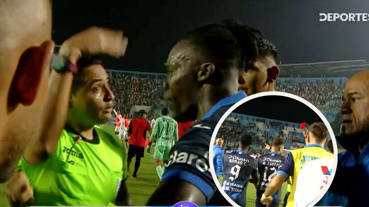 La tremenda bronca de Rubilio Castillo con Said Martínez que le costó la expulsión tras el clásico