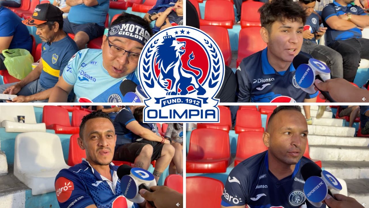 Aficionados del Motagua opinan sobre la caída del invicto del Olimpia