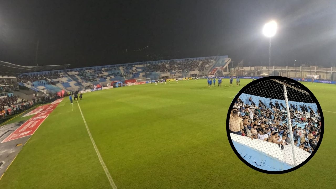Aficionados del Motagua se quitaron la camisa para ingresar al estadio  Nacional