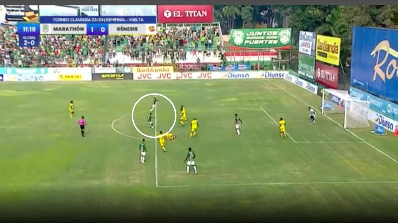 Alexy Vega anota el primer gol de Marathón en la semifinal de vuelta