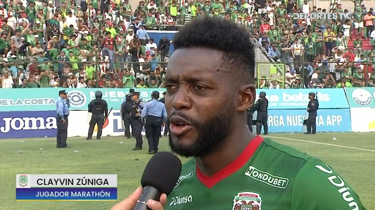 Clayvin Zúniga da la cara y explica porqué Marathón lo logró ser campeón