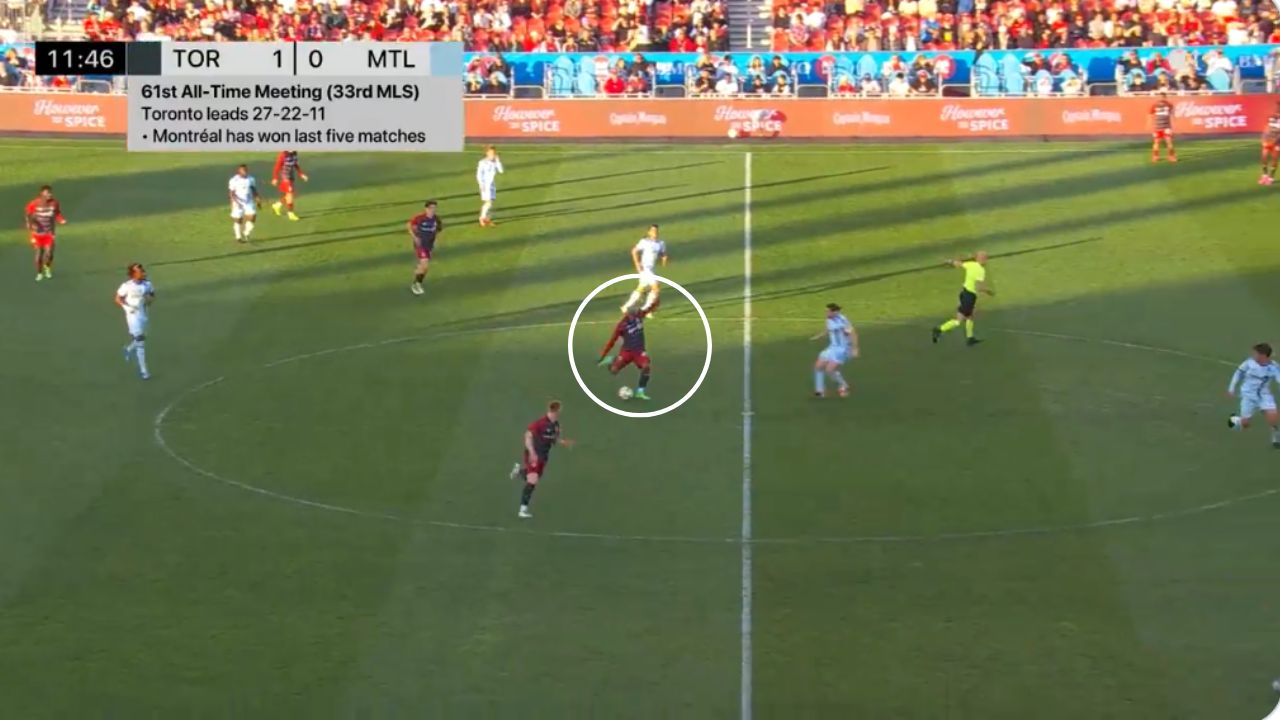 Deiby Flores da asistencia en el clásico canadiense entre Toronto vs Montreal
