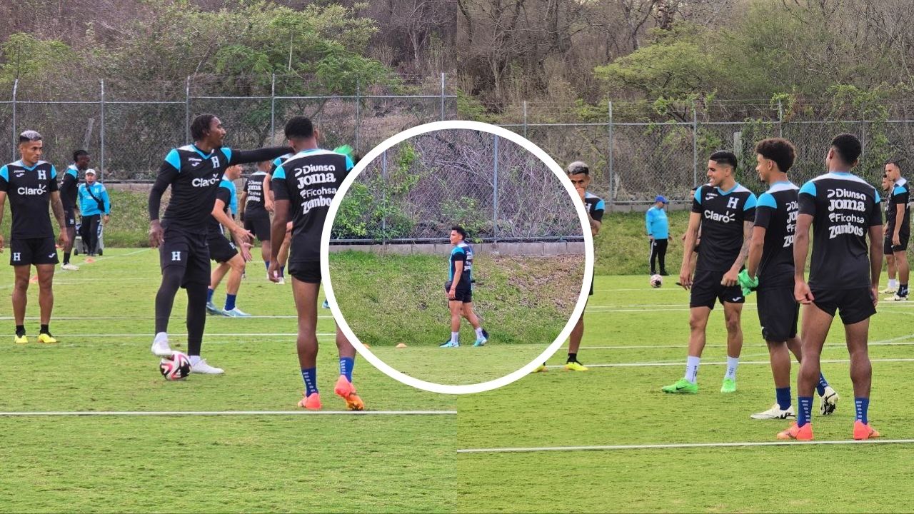 Honduras completó su segundo día de entreno con la presencia de Denil Maldonado