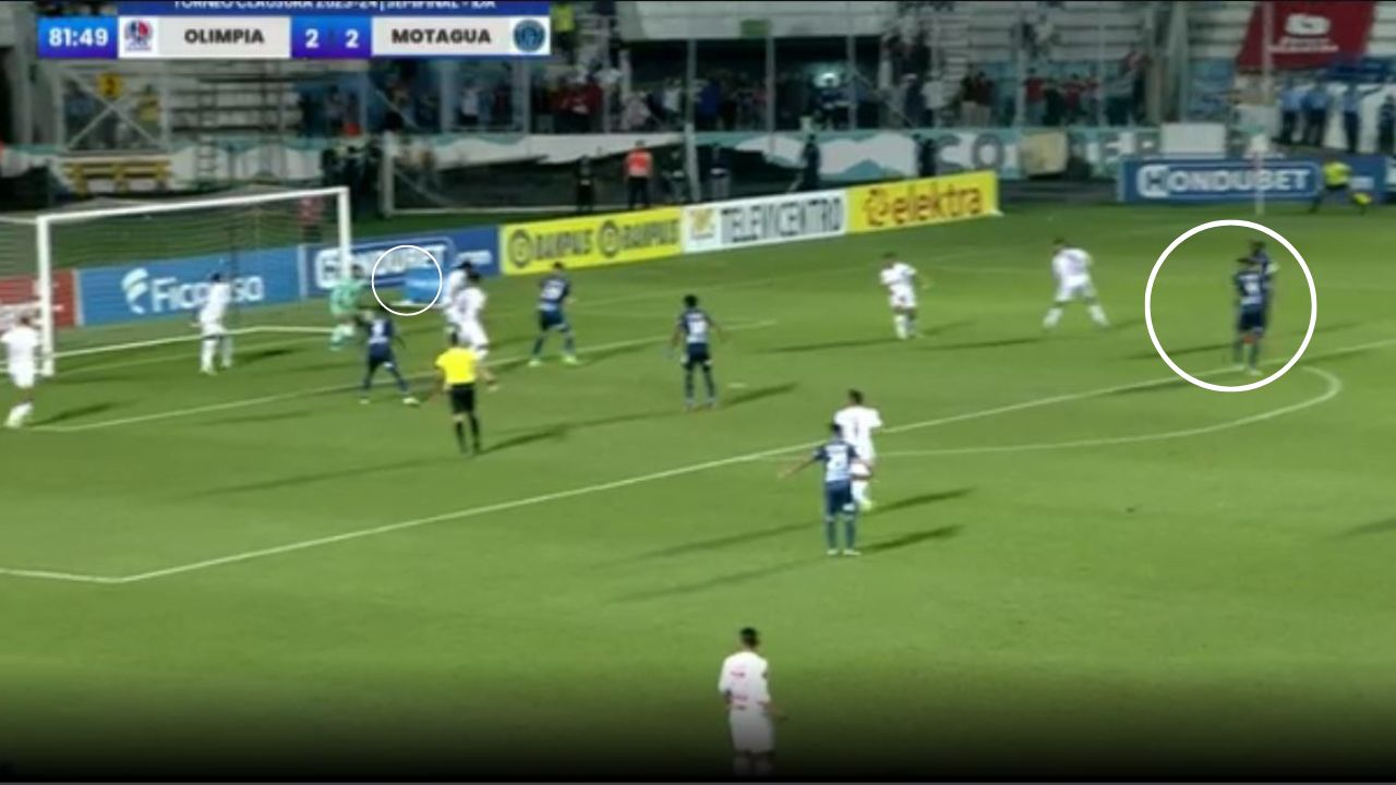 El golazo de Kevin Álvarez que provocó la remontada del Motagua vs Olimpia