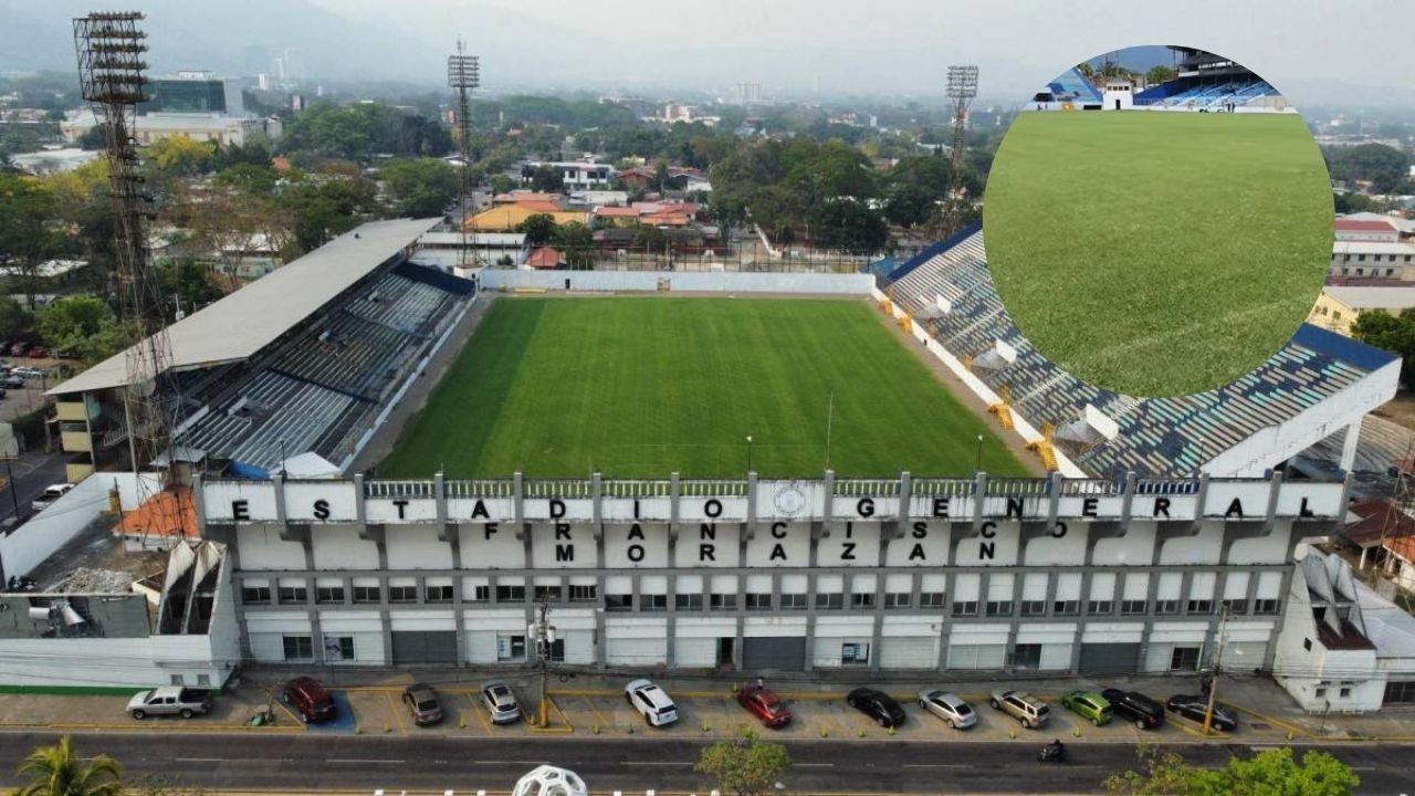 Grama del estadio Morazán cerca de alcanzar las condiciones para jugar al fútbol