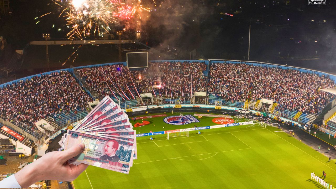 Olimpia reportó millonada tras su último partido en el estadio Nacional