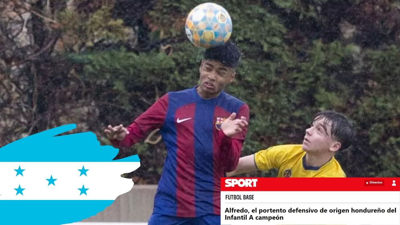 Jugador de origen hondureño la rompe en el Barcelona y España lo convoca