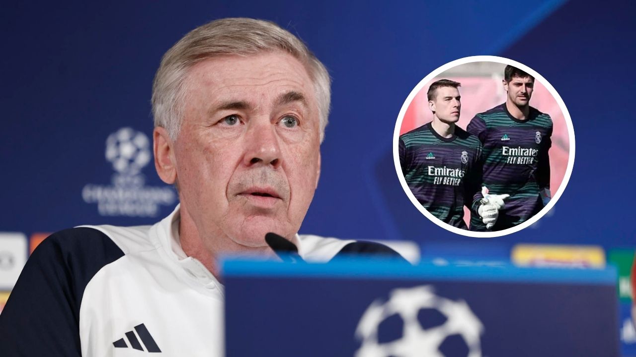 Carlo Ancelotti confirma a Thibaut Courtois como portero titular de Real Madrid para la final de la Champions