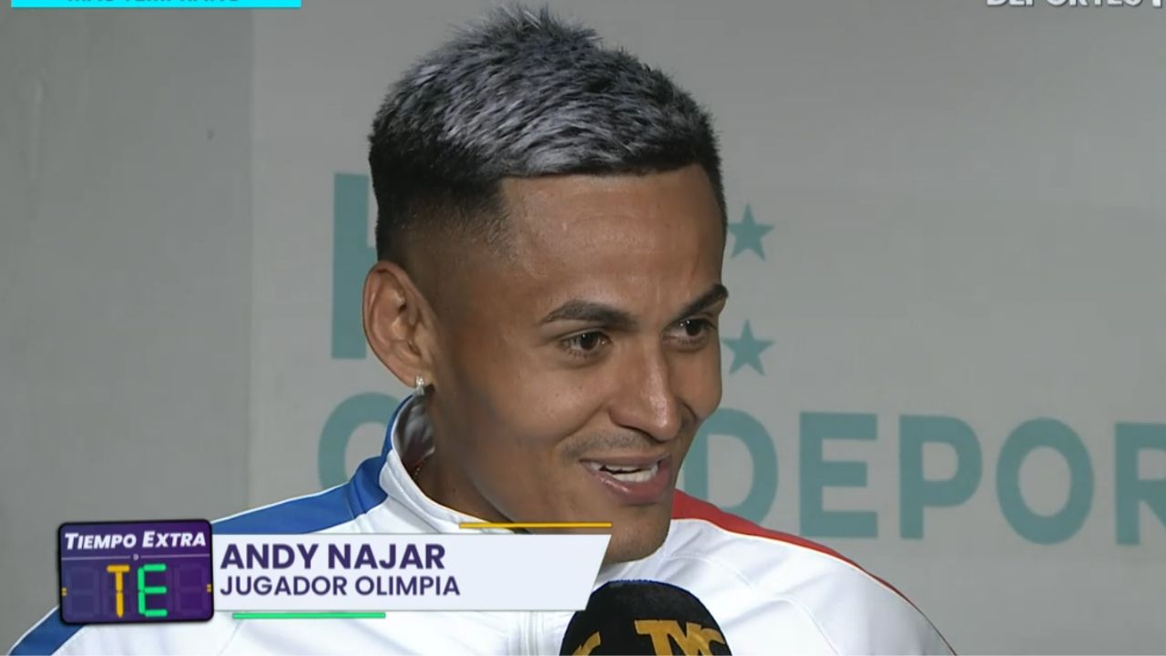 Andy Najar explica si la ventaja del Olimpia es suficiente para la vuelta