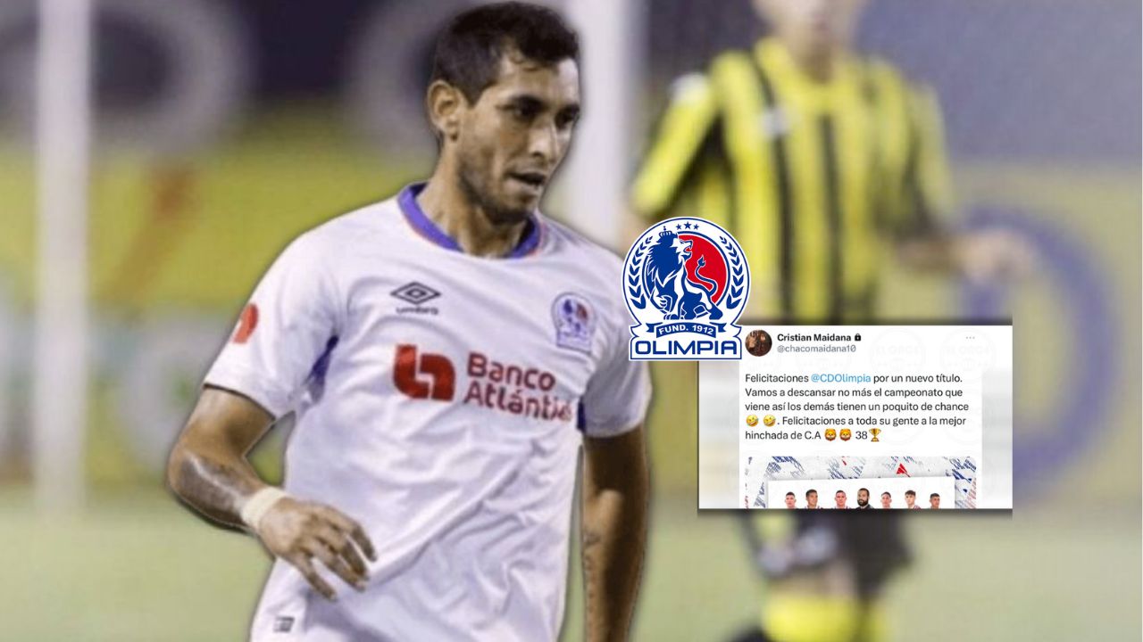 Chaco Maidana reacciona tras la conquista del Olimpia en el Clausura 2024