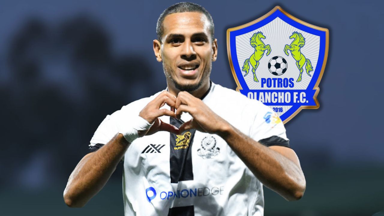 Eddie Hernández es presentado oficialmente como jugador del Olancho FC