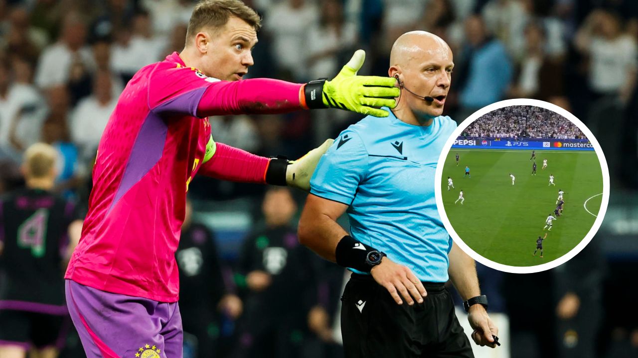 El gol del Bayern Múnich que debió contar ante el Real Madrid en la Champions League