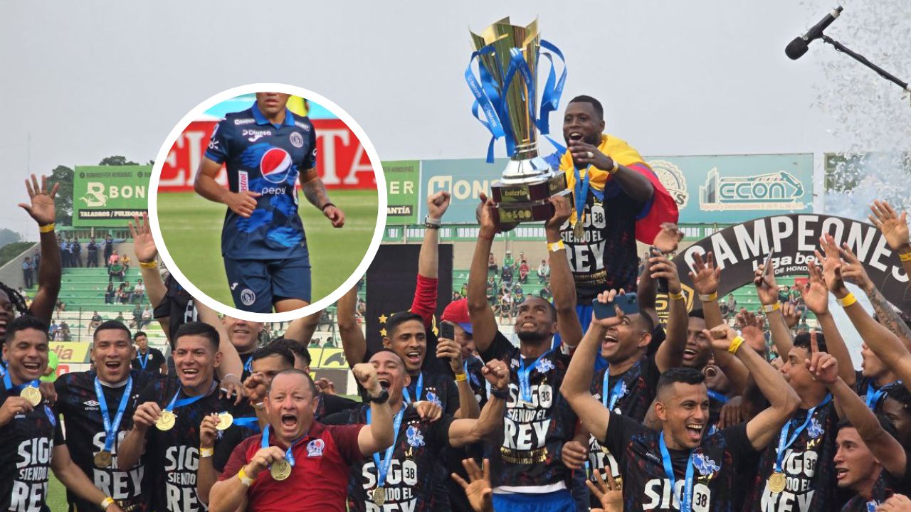 Exjugador de Motagua se rinde ante Olimpia tras conquistar el título 38