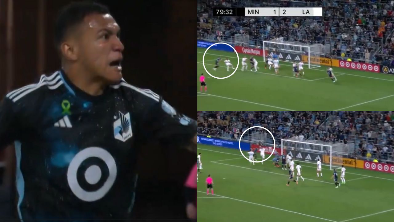 Kervin Arriaga anota un golazo que dio el empate al Minnesota United vs LA Galaxy