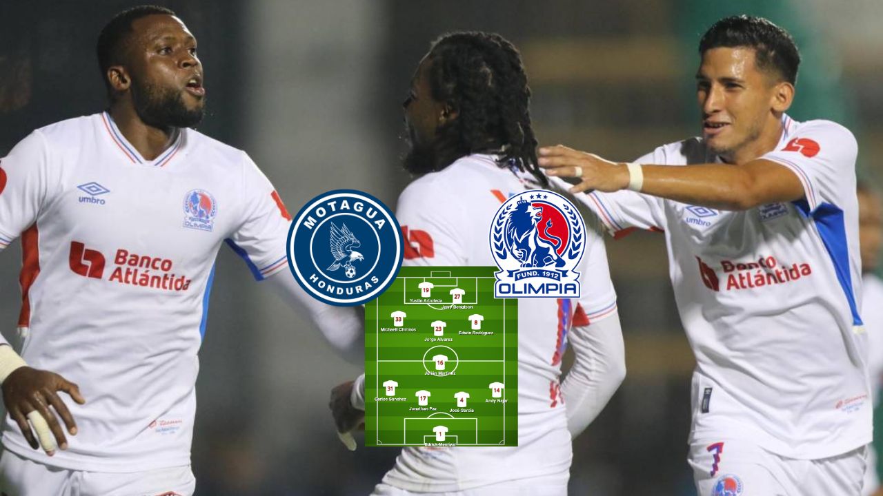 Este sería el once inicial del Olimpia para vencer al Motagua en semifinales