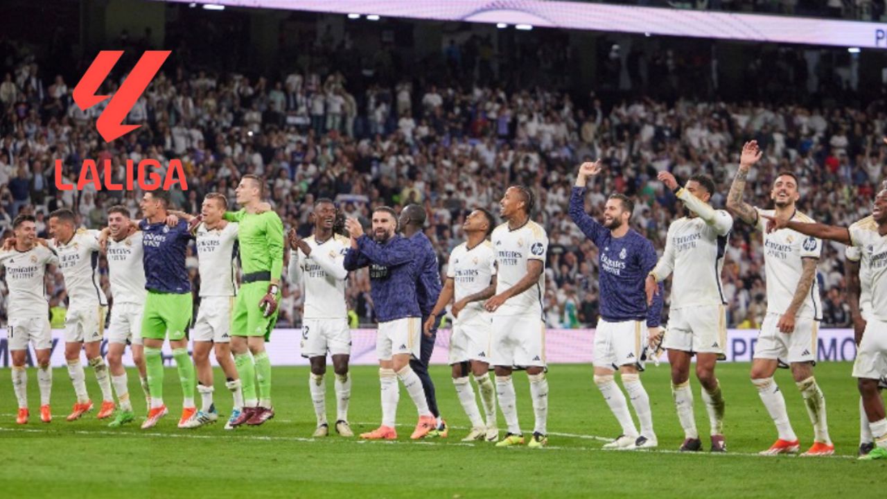 Así celebraron el título de Liga los jugadores del Real Madrid en el Santiago Bernabéu