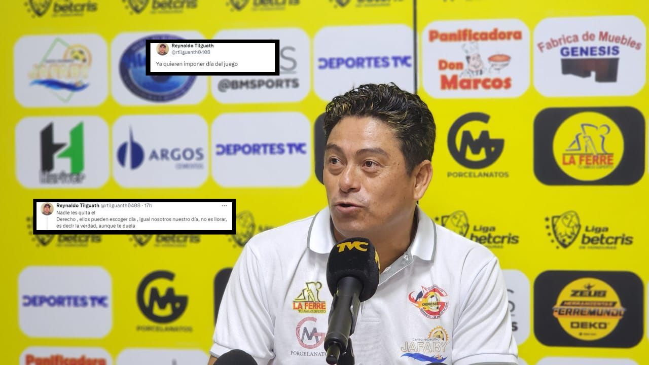 Reynaldo Tilguath y su queja por horario de los partidos de la semifinal