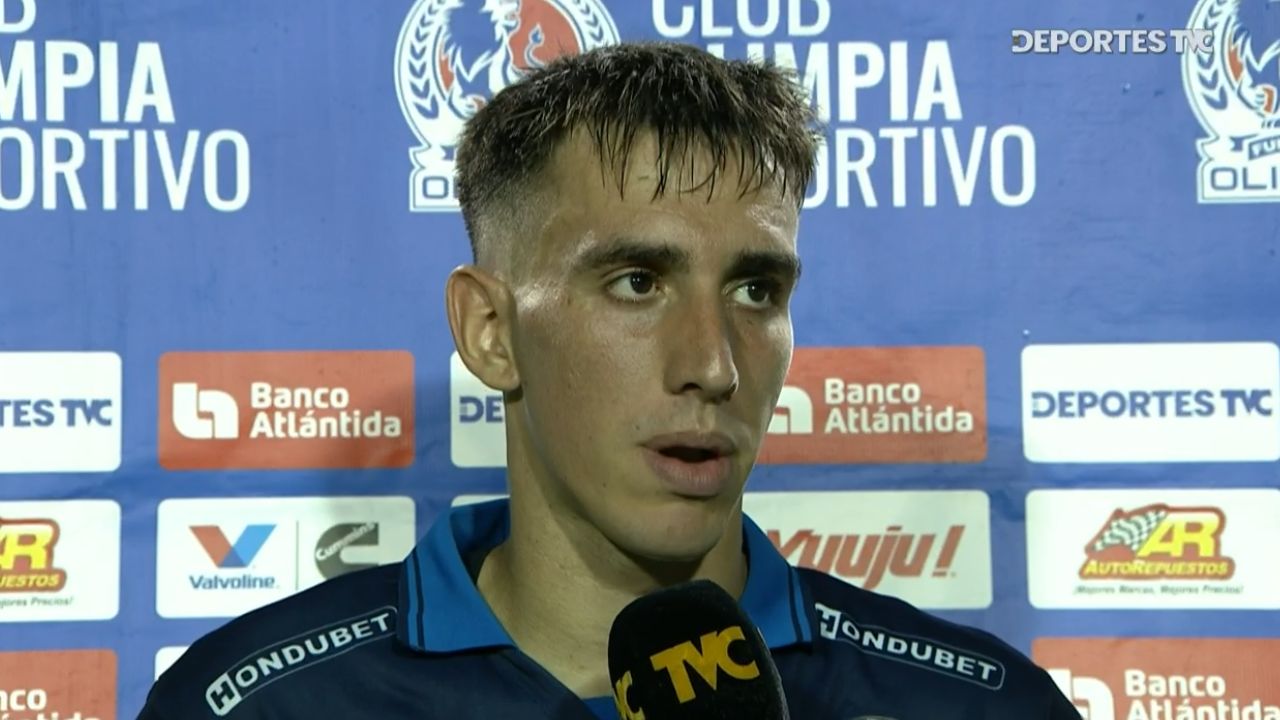 Rodrigo Auzmendi reacciona tras marcar su primer gol con Motagua y manda mensaje a aficionados que lo critican