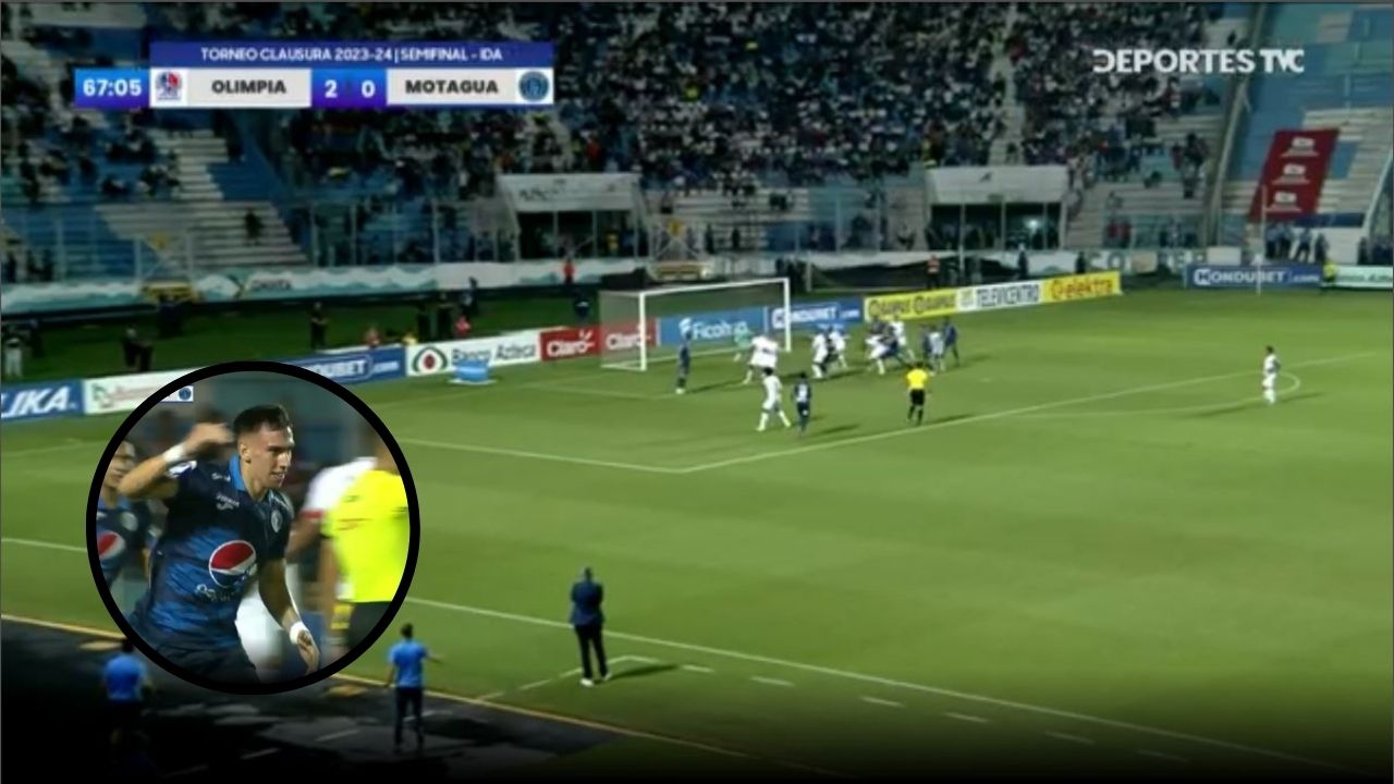 Rodrigo Auzmendi se estrena en Honduras goleando al Olimpia en la semifinal