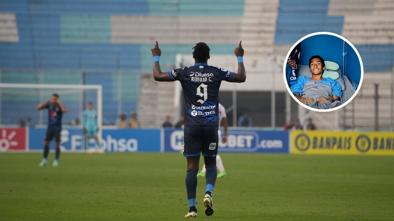 Rubilio Castillo sorprende al visitar a aficionado de Motagua que sufrió un accidente