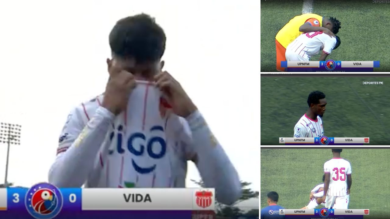 Jugadores del Vida lloran tras perder vs Lobos y descender a segunda división