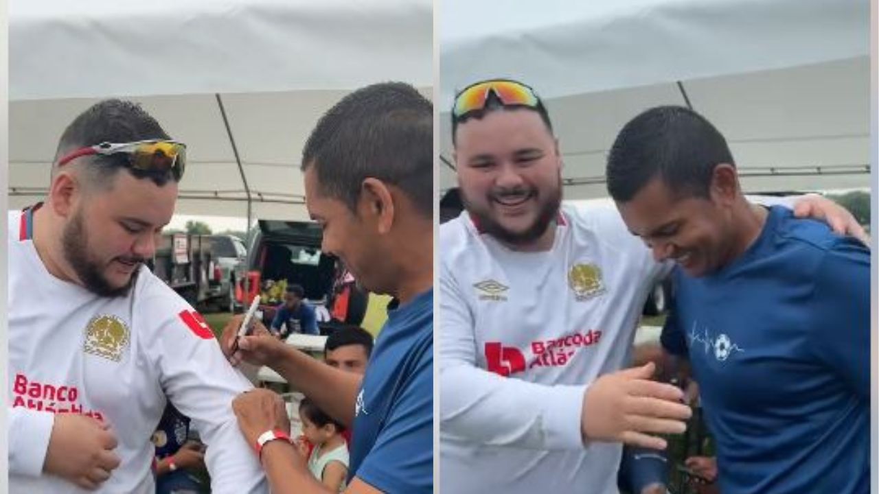 Amado Guevara fue sorprendido con petición de un aficionado del Olimpia