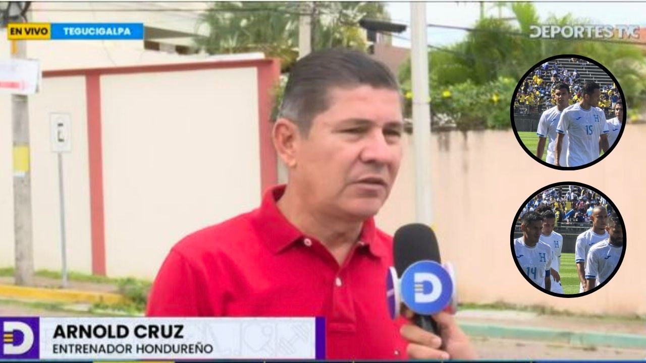 Arnold Cruz le deja consejo a los defensas de la selección nacional de Honduras