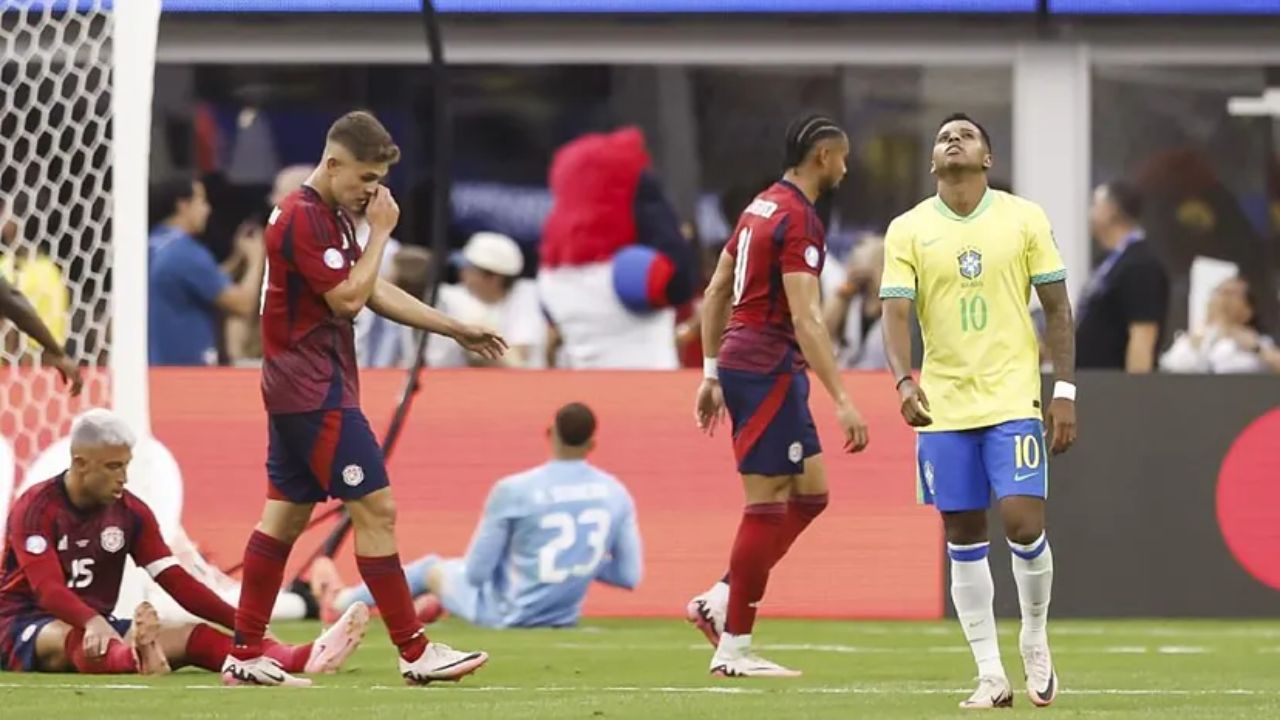 Brasil se choca contra el muro de Costa Rica y decepciona en su debut en Copa América