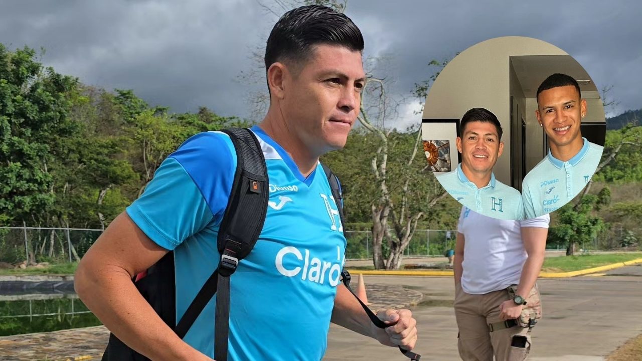 Chelito Martínez intercambia regalo con Kervin Arriaga previo al debut en Eliminatorias