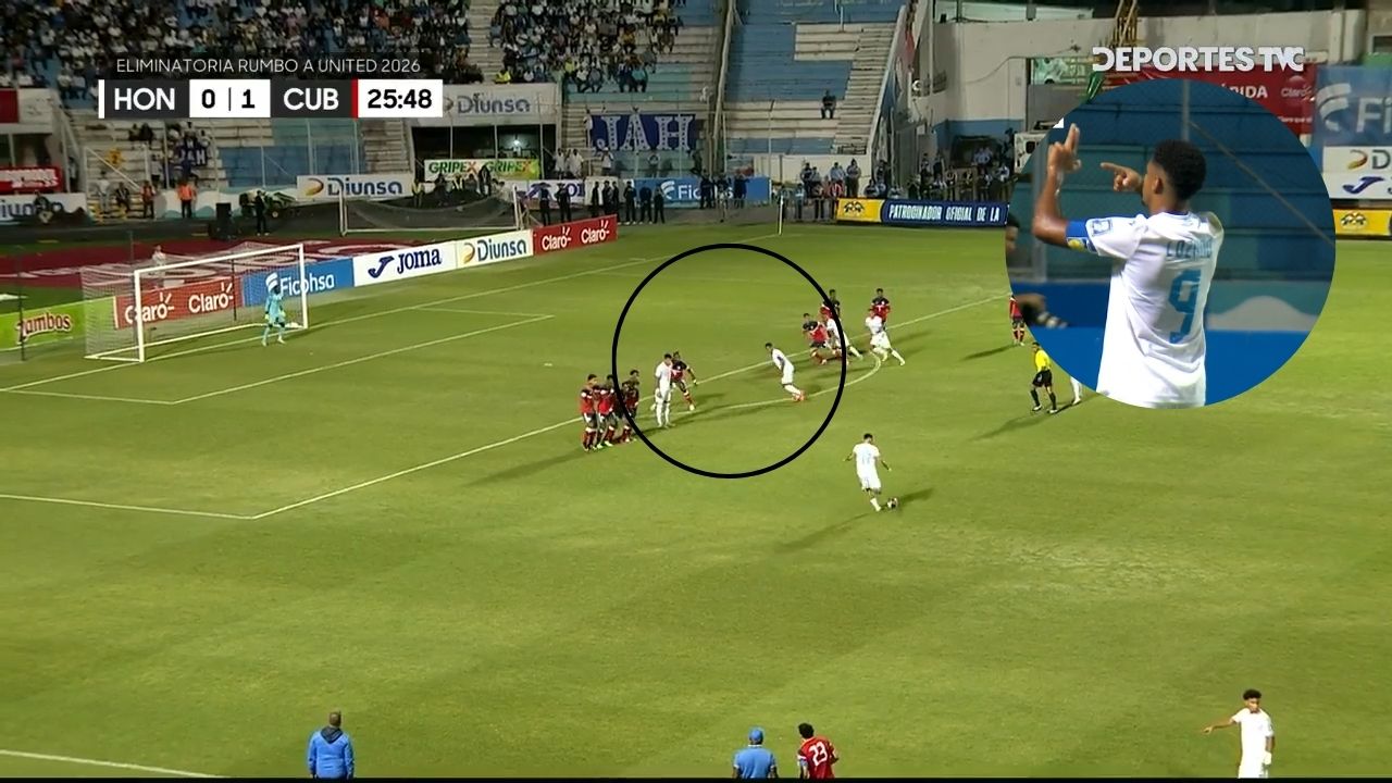 Choco Lozano anota un golazo para empatar contra Cuba