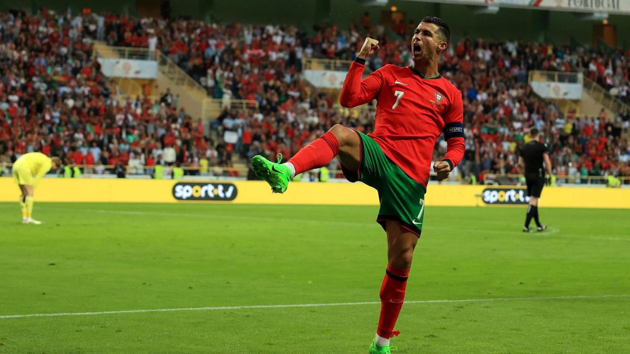 Cristiano Ronaldo anota doblete en último amistoso de Portugal previo a la Eurocopa 2024