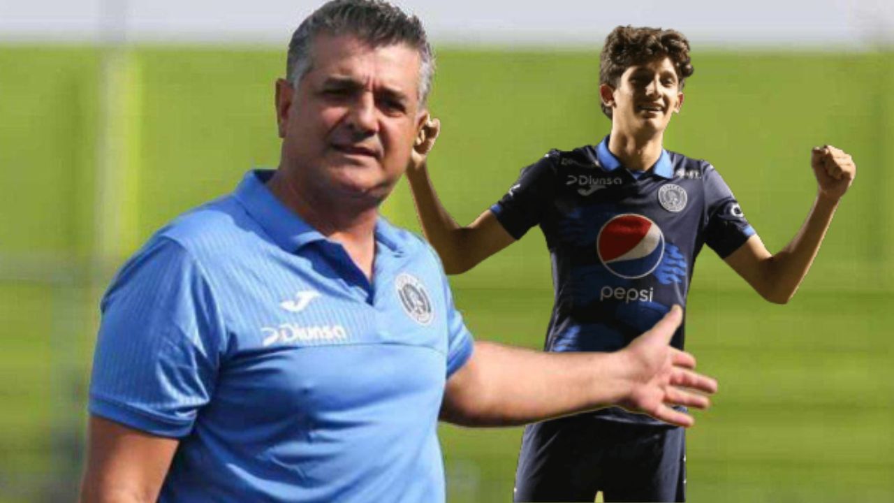 Diego Vazquez define cuándo su hijo podrá ser titular en Motagua