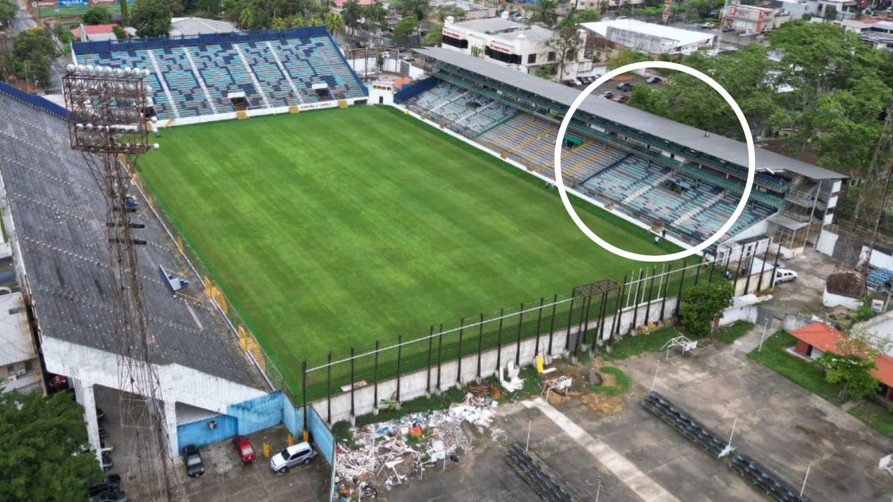 Estadio Morazán de San Pedro Sula ya tiene nuevas sillas en sus palcos