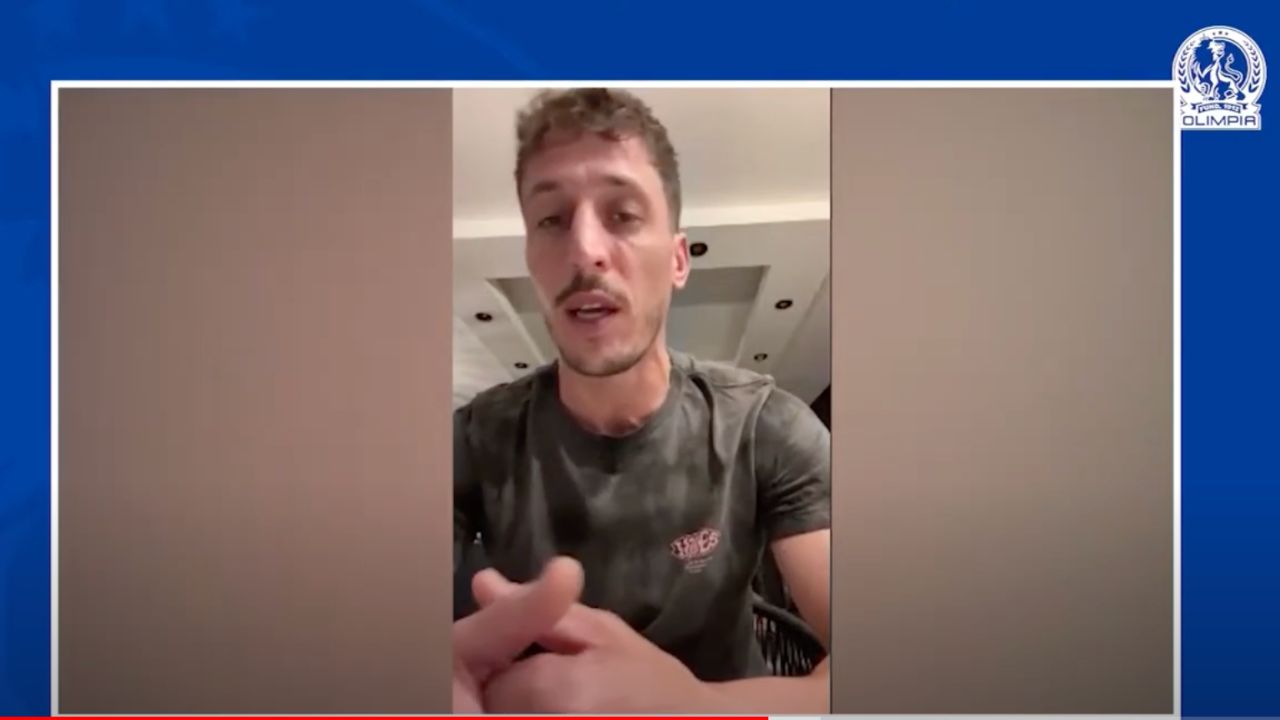 Ignacio Colombini confiesa lo que más desea hacer en su llegada al Olimpia