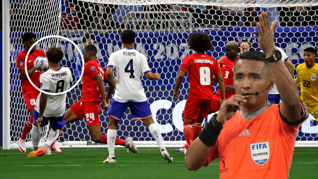 Así fue el gol que Iván Barton le anuló a Estados Unidos en su juego vs Panamá