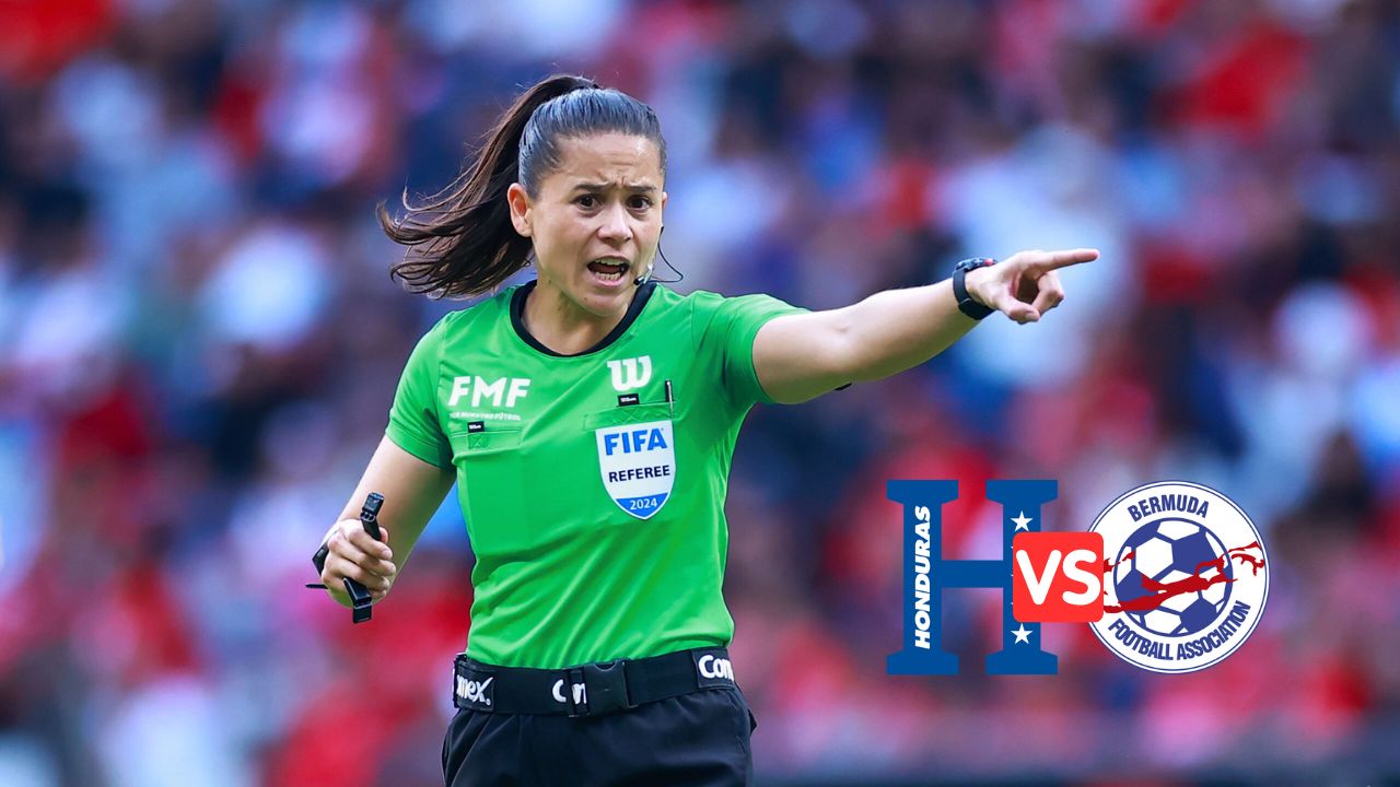 Partido entre Honduras vs Bermudas será dirigido por una árbitra mexicana