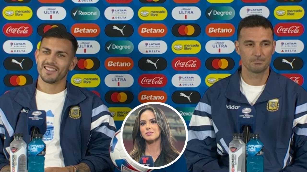 Lionel Scaloni se ríe de periodista hondureña en plena conferencia de prensa