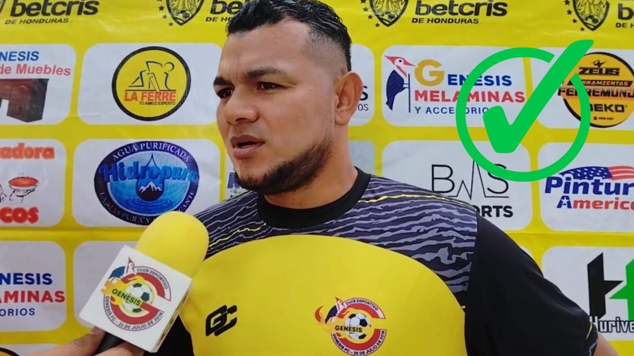 Mario Martínez da sus primeras palabras como nuevo jugador del Génesis de Comayagua