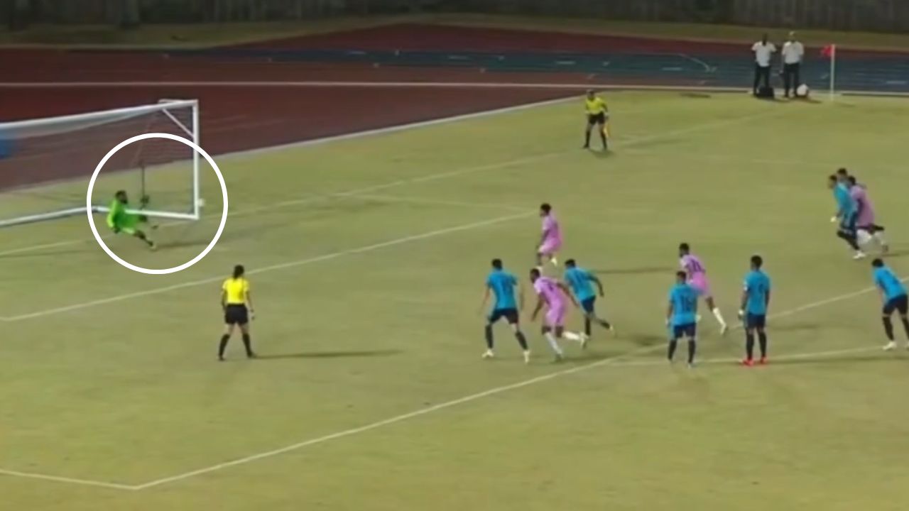 Edrick Menjívar no pudo evitar el gol de Bermudas vs Honduras en la Eliminatoria