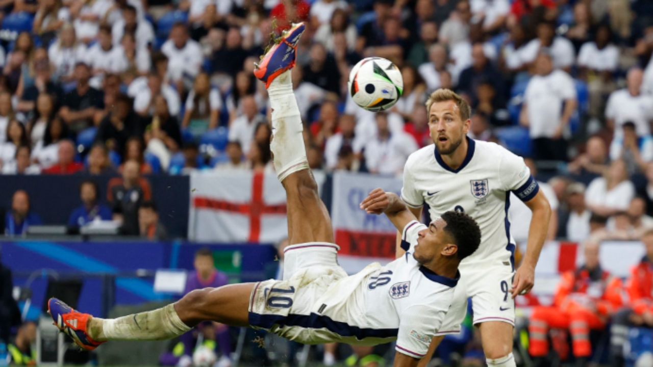 El golazo de Jude Bellingham contra Eslovaquia que será de los mejores de la Eurocopa 2024